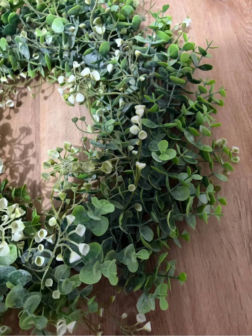 Artificial Greenery Wreath - Lush Green Eucalyptus Style